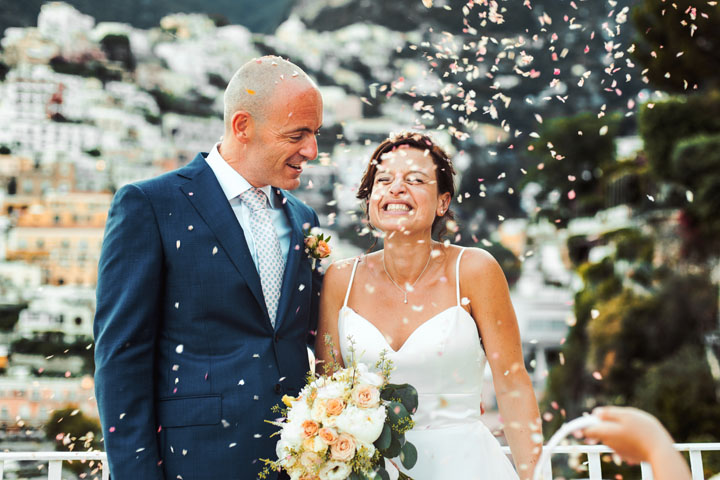 destination wedding in positano